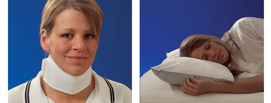 Halsbandage und Tag-/Nachtkissen