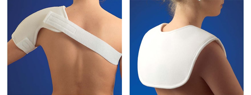 Schulterbandage und Nackenbandage