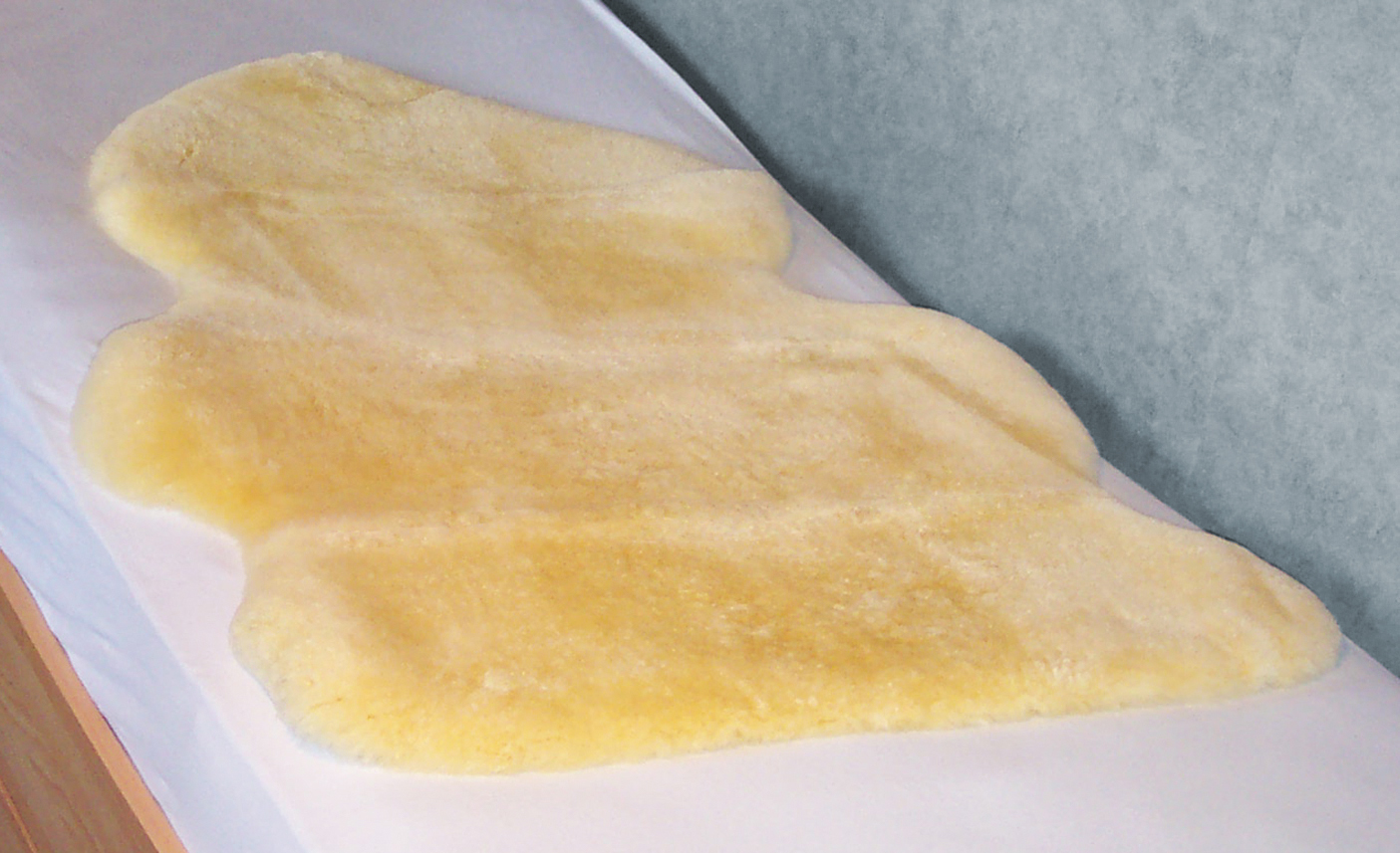 Lammfell mit medizinischer Gerbung Gegerbtes Fell