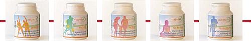 Magnofit: Amino; Mobil; Natur; Für die Frau; Für den Mann Nahrungsergänzung